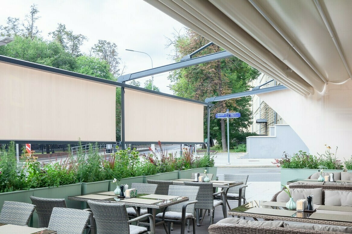 Строительство летней веранды, террасы под ключ! Пергола, биоклиматика, маркизы, системы остекления для летней веранды. Монтаж и сезонное хранение. Пергола, биоклиматика, маркизы, системы остекления для летней веранды и террасы. Всесезонные террасы, биоклиматические перголы. Строительство летних веранд под ключ!